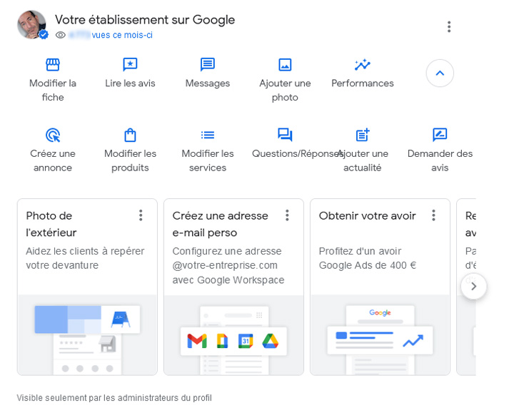 L'application Google Business disparaître