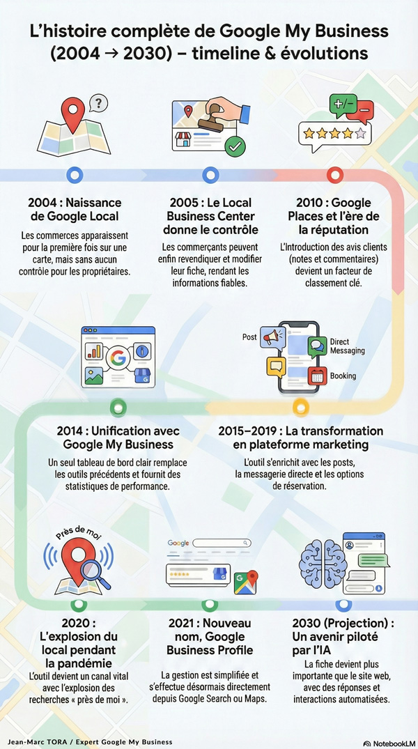 Timeline Google My Business